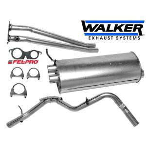 マフラーキット 触媒後 1台分 WALKER 純正タイプ 96-99yタホ4dr