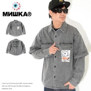 MISHKA（ミシカ） ジャケット ブルゾン MA-1 総柄カモ ミリタリー