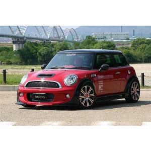 BMW ミニ クーパーS R56 前期 リアバンパースポイラー 塗装済 ランド