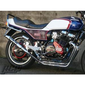 プリティー製 XJR400 4HM 極 タイプ3 4-2-1 マフラー メッキ