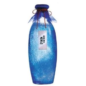 久米島の久米仙 泡盛 古酒 久米島の久米仙 / 真南風 琉球ガラス 青 3年
