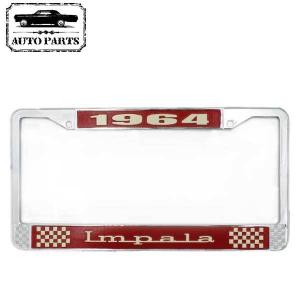 シボレー（CHEVROLET） 1963 インパラ ナンバーフレーム レッド Impala