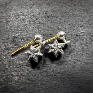 CHROME HEARTS（クロムハーツ） カットアウトスター スタッドピアス
