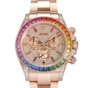 デイデイト ロレックス ROLEX 36 レインボーインデックス ベゼルダイヤ