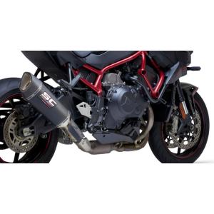 SCプロジェクト KAWASAKI ZX-6R 13-17 GP M2 スリップオン カーボン