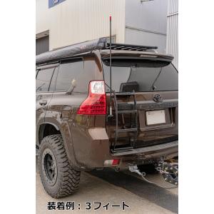 ハイラックス GUN125 フラッグポールステー アンテナ基台 専用台座