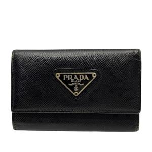 PRADA（プラダ） ロゴプレート 6連 キーケース キーケース テスート