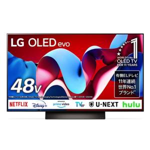 LGエレクトロニクス 有機ELテレビ 48インチ 4K OLED C4 OLED48C4PJA