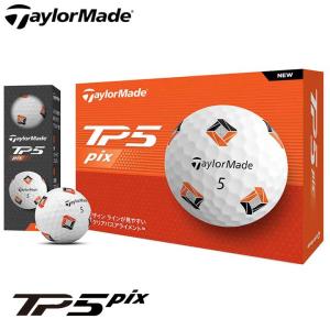 TaylorMade（テーラーメイド） ゴルフ TP5X PIX イエロー ボール