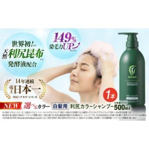利尻 利尻カラーシャンプー ダークブラウン 500ml 大容量サイズ : BR