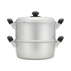 アカオ アルミ 角型蒸器33cm 一重（蒸し器・蒸し鍋） : モノタス