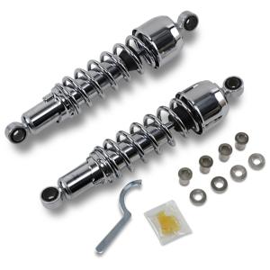 Drag Specialties リアサスペンション 13インチ (ブラック) 1979〜2003