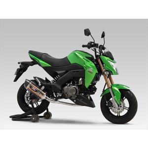 Z125 PRO（プロ） ショートオーバル チタンマフラー ソリッドタイプ