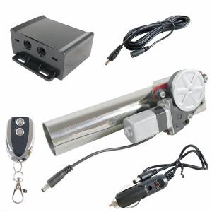 57mm汎用マフラー可変バルブ フランジ リモコン付き 電動 直管 BRZ