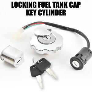 DAYUN製 APE50 APE100 フューエル タンク キャップ & キーシリンダー