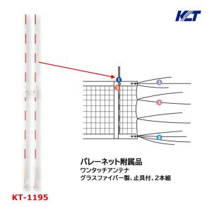 MIKASA（ミカサ） バレーボール用アンテナ FIVB×JVA公認 2本組 AC