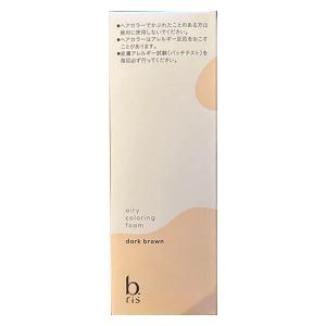 b.ris（ビーリス） エアリーカラーリングフォーム ダークブラウン 80g