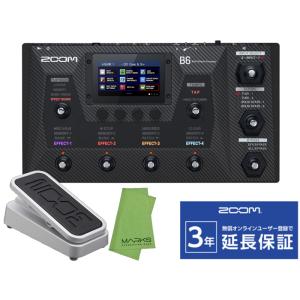 ズーム（zoom） ZOOM B6 - Multi-Effects Processor │ ベース用マルチ