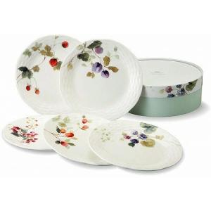 ナルミ NARUMI ルーシーガーデン アソートプレートセット 約17cm(5枚