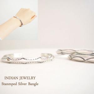 インディアンジュエリー ブレスレット シルバー バングル ナバホ