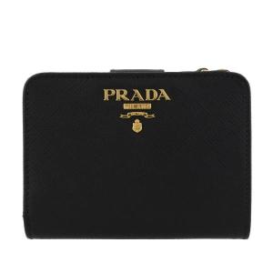 PRADA（プラダ） 二つ折り財布 サフィアーノ ミニ財布 レディース