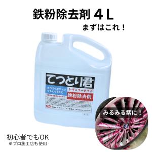 鉄粉除去剤 中性 4L 業務用 洗車 下地処理 | てつとり君 : 洗車洗剤屋