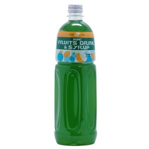 メロンシロップ1L(業務用)メロンフレーバーシロップ : サンク