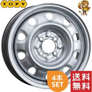 ホイール4本セット TOPY 単穴スチールホイール 15インチ 6.0J PCD：100