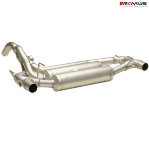 REMUS（レムス） テールエンド φ115 アングル ブラッククローム 0046