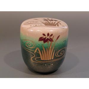 茶道具・棗 】中棗 花丸蒔絵、 山下泰園作 : 佐藤大観堂 - 通販