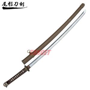 ☆尾形刀剣 軍刀 大日本帝国 陸軍 陸軍搭乗員軍刀 軍茶柄 軍茶木鞘 GN