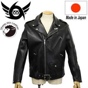 666 LJM-1L U.K.SIDE BELT LEATHER JACKET REGULAR FIT LONG(サイド