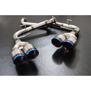 スリーキャッツ ZN6 86 100Φ真円 4本出し ストレート マフラー TRDリア