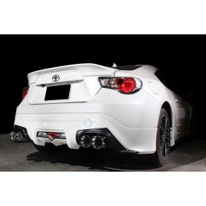 スリーキャッツ ZN6 86 TRDリアスポイラー専用 100Φ真円 4本出し