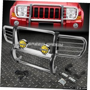 ヘッドライト 2006-2010ジープコマンダーブラックヘッドライトヘッド