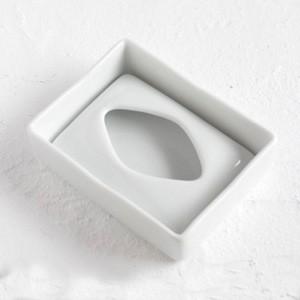 ポーセラーツ 白磁 インテリア ポケットティッシュボックスカバー 北欧