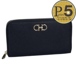 FERRAGAMO（フェラガモ） 長財布 メンズ ブラック 66 1225 763280