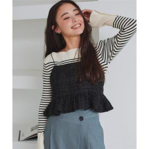 SETUP7（セットアップセブン） キャミソール 「SETUP7」リボンシフォン