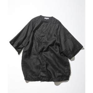 CAHLUMN（カウラム） シャツ Linen Open Collar Shirt/リネン オープン