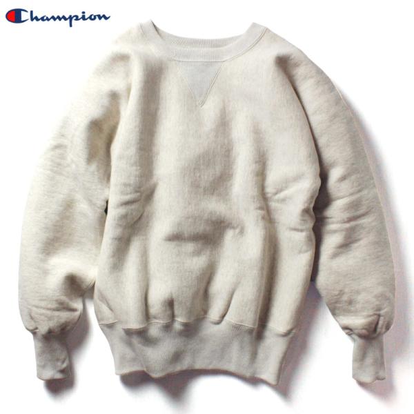 Champion（チャンピオン） 復刻 トレーナー 無地 両V リバースウィーブ