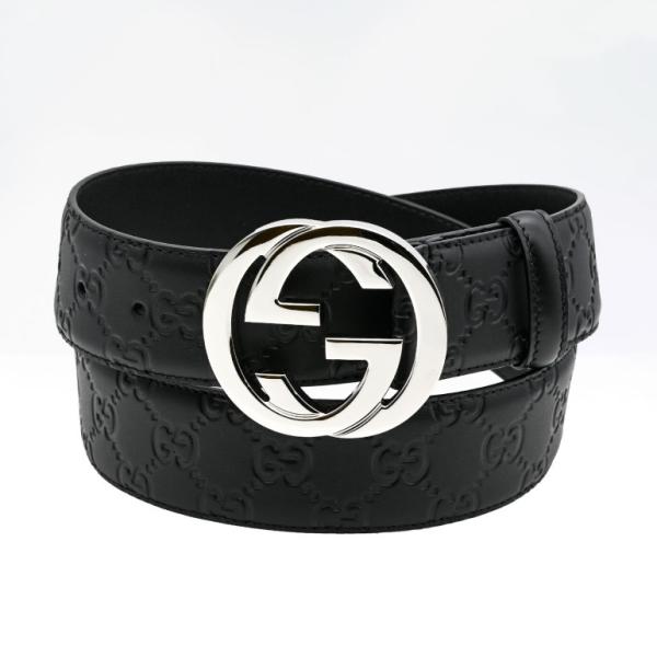GUCCI（グッチ） ベルト GGレザー グッチシマ インターロッキングG