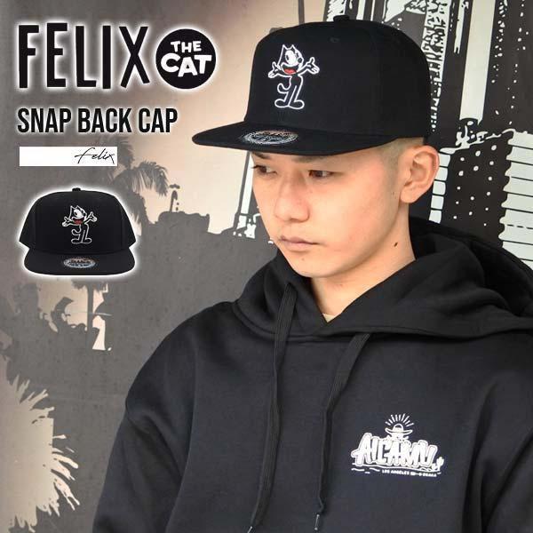 キャップ メンズ レディース FELIX フィリックス THE CAT ストレート