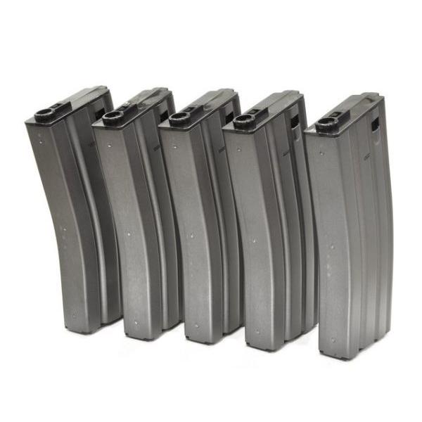 M16/M4/XCR用 アルミ マガジン 120連 5本 セット VFC製 : AirSoftClub