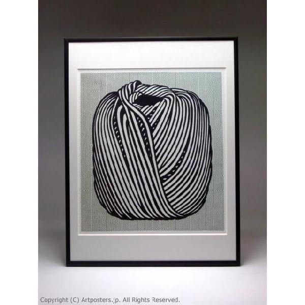 出荷区分B】ロイ・リキテンスタイン 毛糸玉 額付ポスター Roy