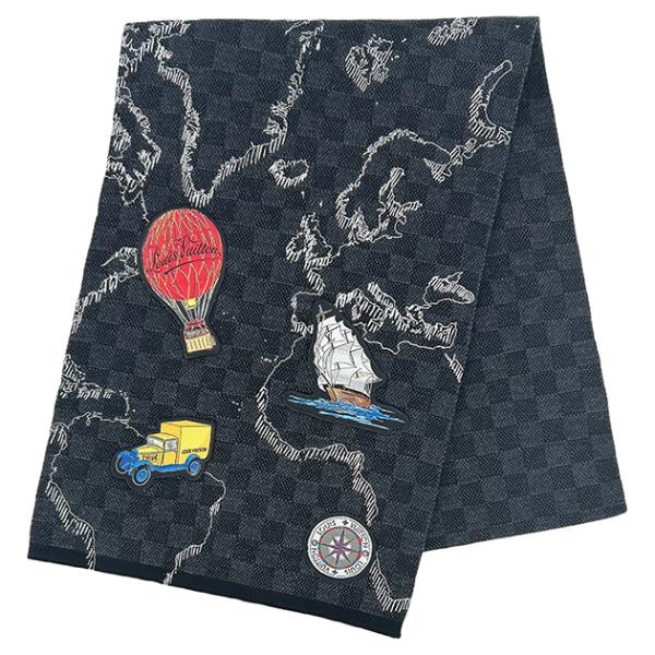 LOUIS VUITTON（ルイ・ヴィトン） マフラー エシャルプ プティ ダミエ