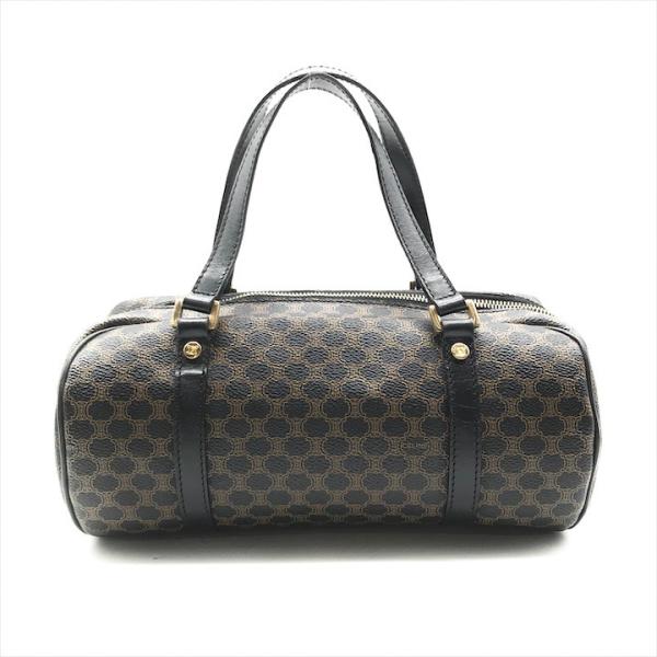 美品 CELINE セリーヌ マカダム トリオンフ ミニ ボストン ハンド