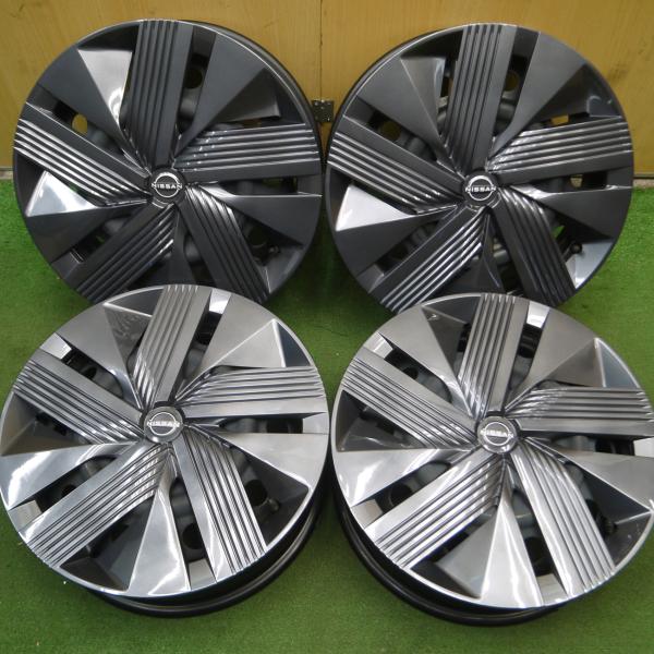 送料無料* 新車外し☆日産 E13 ノート 純正 スチール ホイール 16