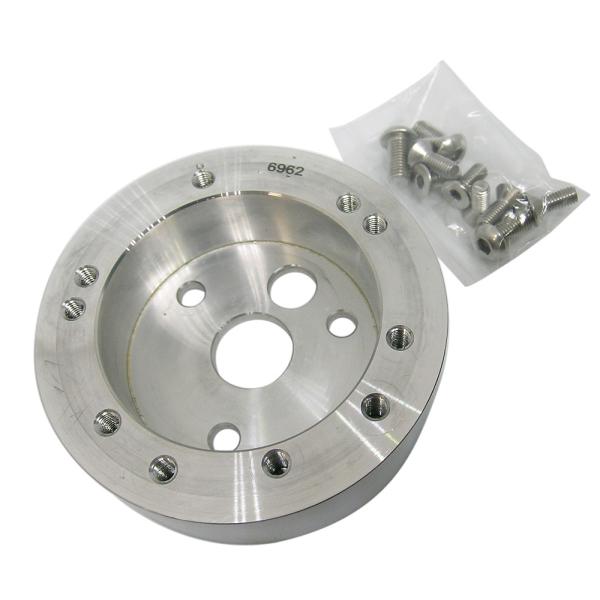 アルミビレット ボス アダプター グランツ3穴 → モモ6穴70mm グラント