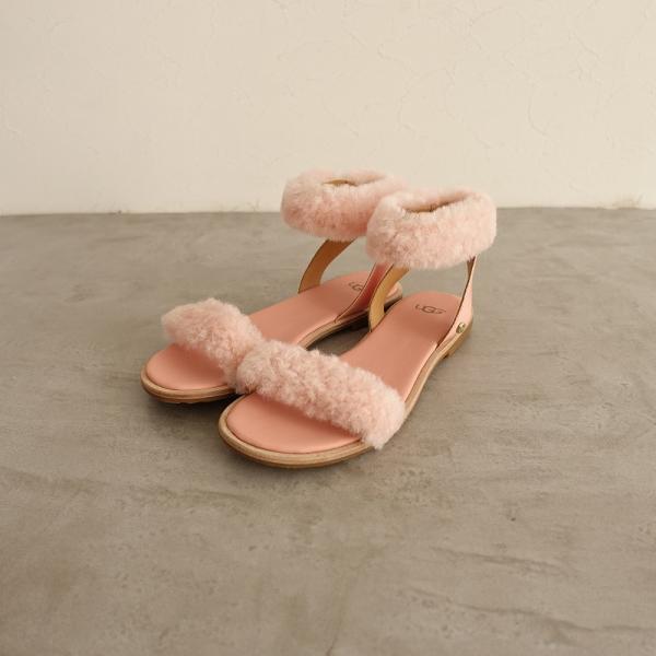 定価1.7万】アグ UGG *W FLUFF SPRINGS フェイクファーサンダル 6.5