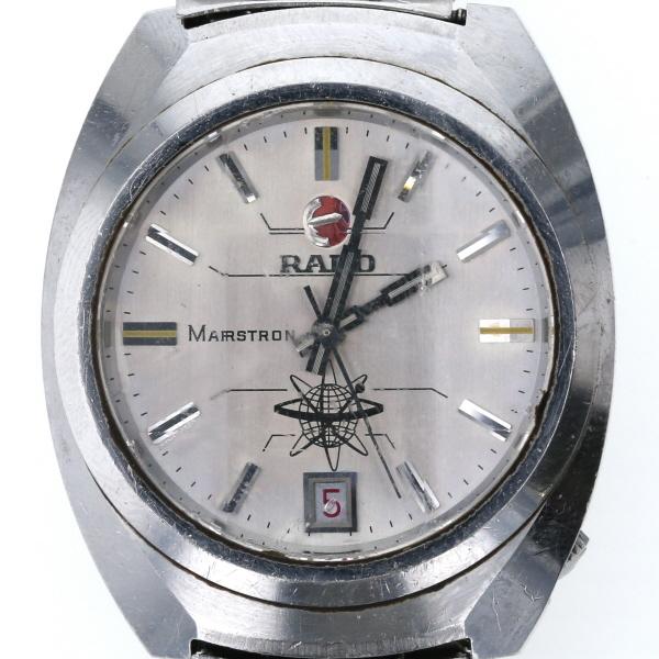 ラドー RADO MARSTRON マーストロン クオーツ シルバー文字盤 3針式